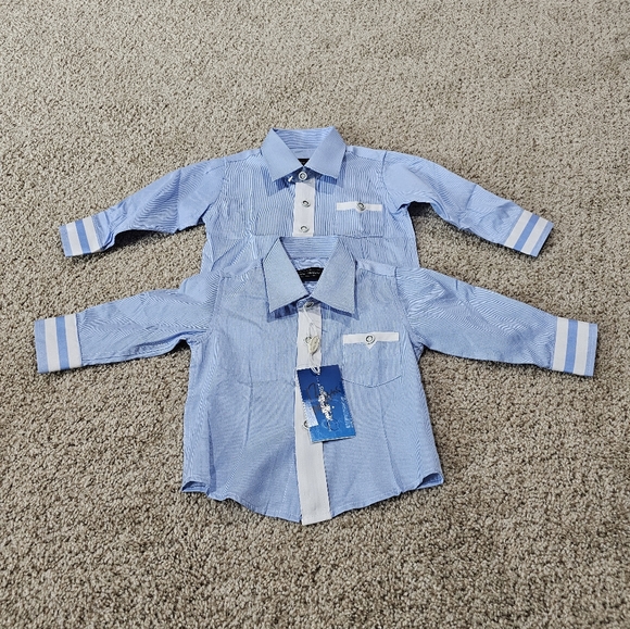 Lot of 3 kids button ups - Picture 2 of 4